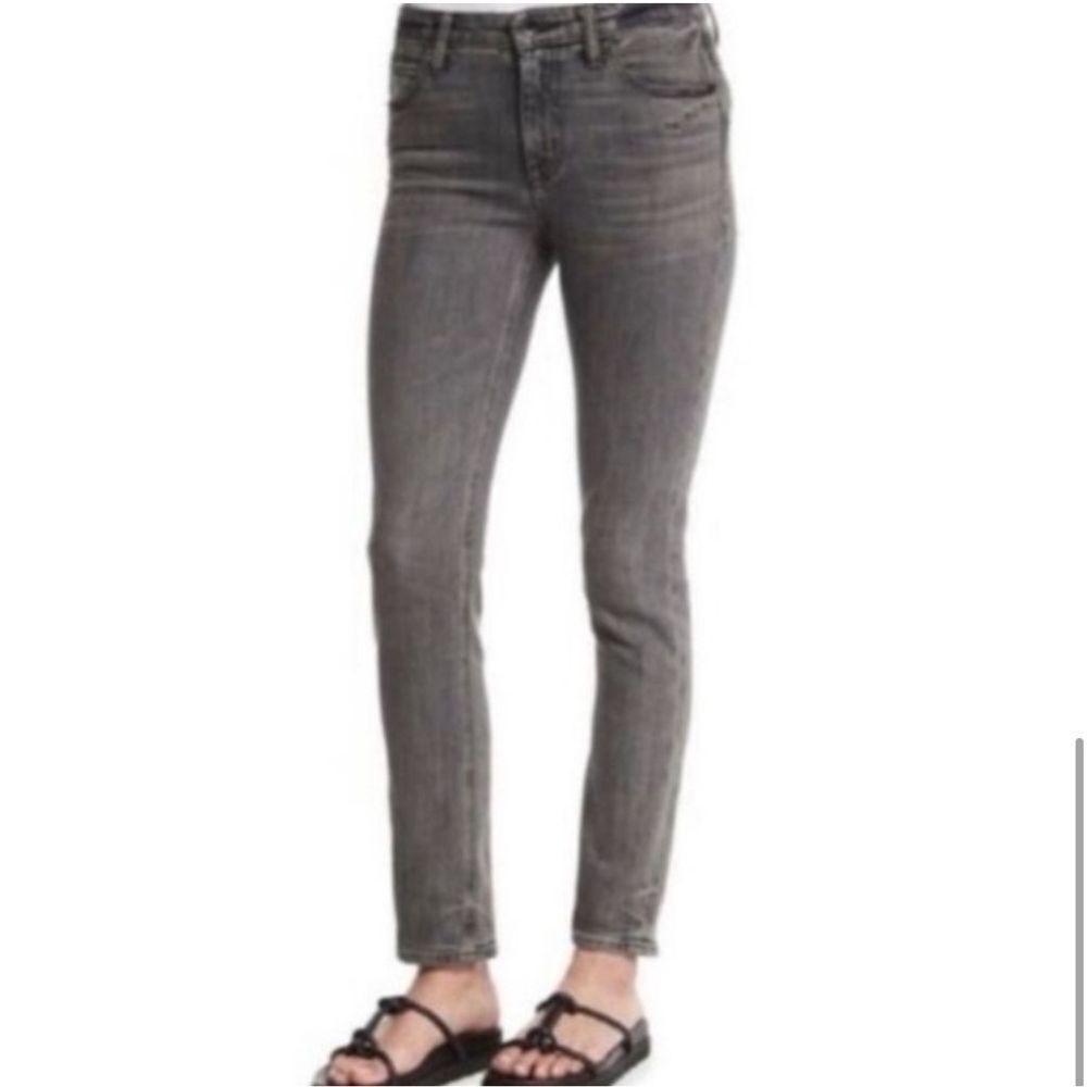 Helmut Lang Women's Skinny Jeans Gray Size 27 - Picture 2 of 7